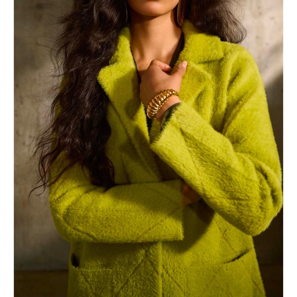 Joseph Ribkoff Chartreuse Car Coat